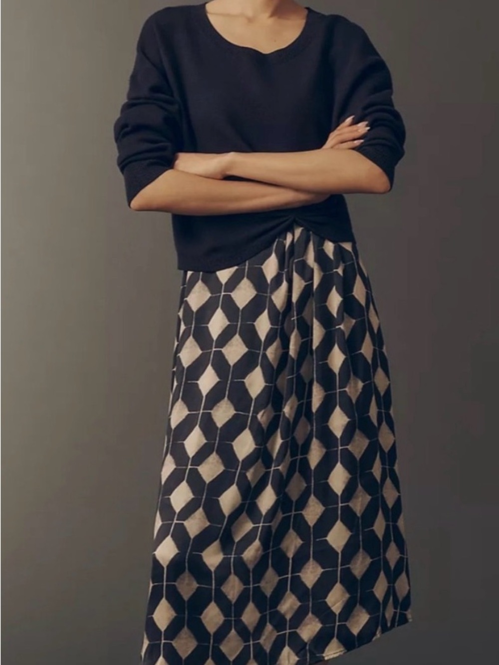 Anthropologie Gemini Twofer Sweater + Dress Set